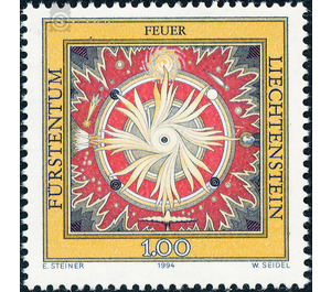 The four elements  - Liechtenstein 1994 - 100 Rappen