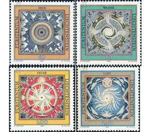 The four elements  - Liechtenstein 1994 Set