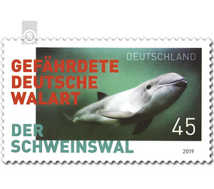 The Porpoise - Endangered German Whale Species  - Germany / Federal Republic of Germany 2019 - 45 Euro Cent