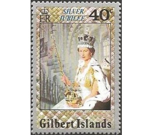 The Queen in Coronation Robes. - Micronesia / Gilbert Islands 1977 - 40