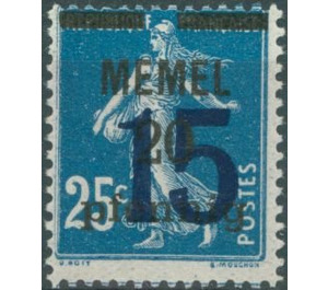 The Seederess, overprint Memel - Germany / Old German States / Memel Territory 1921 - 15