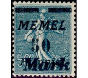 The Seederess, overprint Memel - Germany / Old German States / Memel Territory 1923 - 50