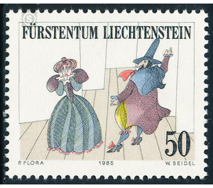 theatre  - Liechtenstein 1985 - 50 Rappen