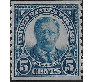 Theodore Roosevelt (1858-1919), 26th President of the USA - United States of America 1924