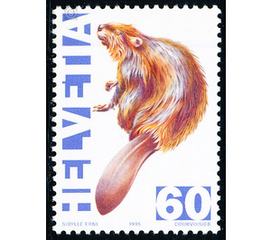 Threatened animals  - Switzerland 1995 - 60 Rappen