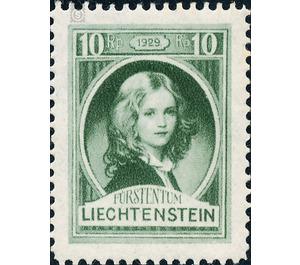 throne  - Liechtenstein 1929 - 10 Rappen