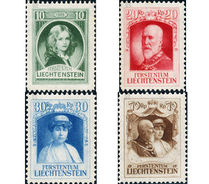 throne  - Liechtenstein 1929 Set