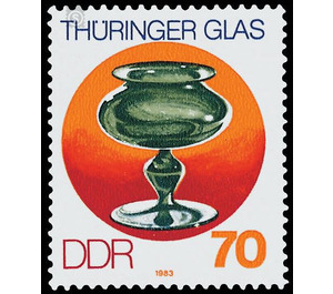 Thuringian glass  - Germany / German Democratic Republic 1983 - 70 Pfennig