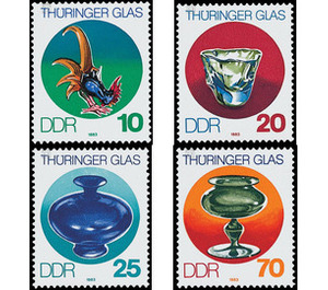 Thuringian glass  - Germany / German Democratic Republic 1983 Set