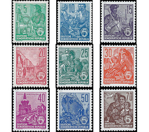 Time stamp series  - Germany / German Democratic Republic 1957 Set