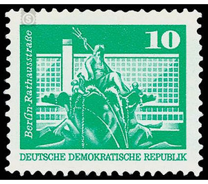 Time stamp series  - Germany / German Democratic Republic 1973 - 10 Pfennig