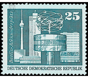 Time stamp series  - Germany / German Democratic Republic 1973 - 25 Pfennig