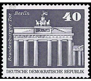 Time stamp series  - Germany / German Democratic Republic 1973 - 40 Pfennig