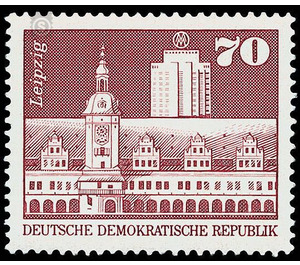 Time stamp series  - Germany / German Democratic Republic 1973 - 70 Pfennig