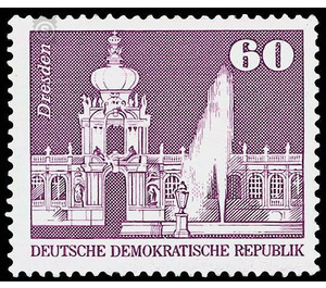 Time stamp series  - Germany / German Democratic Republic 1974 - 60 Pfennig