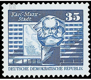 Time stamp series  - Germany / German Democratic Republic 1980 - 35 Pfennig