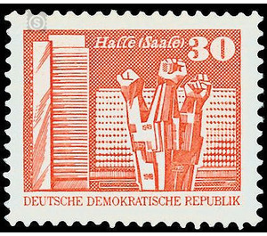 Time stamp series  - Germany / German Democratic Republic 1981 - 30 Pfennig