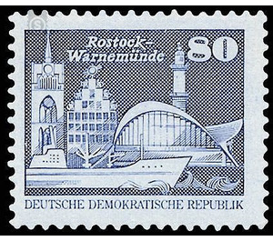 Time stamp series  - Germany / German Democratic Republic 1981 - 80 Pfennig