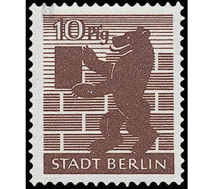 Time stamp series  - Germany / Sovj. occupation zones / Berlin und Brandenburg 1945 - 10 Pfennig