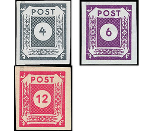 Time stamp series  - Germany / Sovj. occupation zones / East Saxony 1946 Set