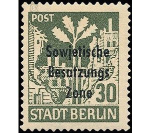 Time stamp series  - Germany / Sovj. occupation zones / General issues 1948 - 30 Pfennig