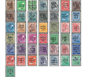 Time stamp series - Germany / Sovj. occupation zones / General issues Series