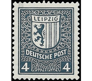 Time stamp series  - Germany / Sovj. occupation zones / West Saxony 1946 - 4 Pfennig