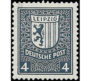 Time stamp series  - Germany / Sovj. occupation zones / West Saxony 1946 - 4 Pfennig