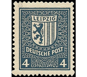 Time stamp series  - Germany / Sovj. occupation zones / West Saxony 1946 - 4 Pfennig