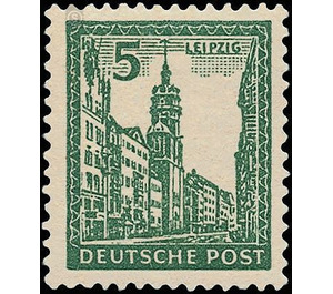Time stamp series  - Germany / Sovj. occupation zones / West Saxony 1946 - 5 Pfennig