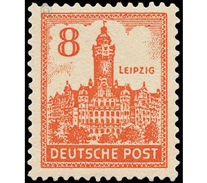 Time stamp series  - Germany / Sovj. occupation zones / West Saxony 1946 - 8 Pfennig