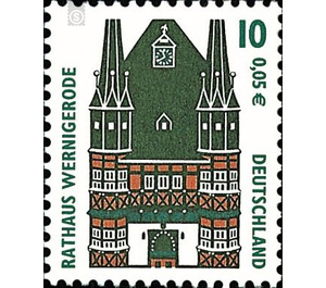 Time stamp series Tourist Attractions  - Germany / Federal Republic of Germany 2000 - 10 Pfennig