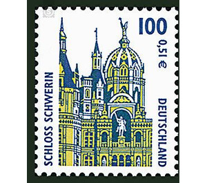 Time stamp series Tourist Attractions  - Germany / Federal Republic of Germany 2001 - 100 Pfennig