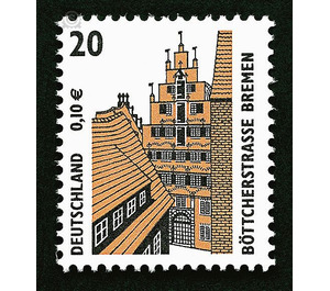 Time stamp series Tourist Attractions  - Germany / Federal Republic of Germany 2001 - 20 Pfennig