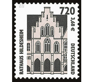 Time stamp series Tourist Attractions  - Germany / Federal Republic of Germany 2001 - 720 Pfennig