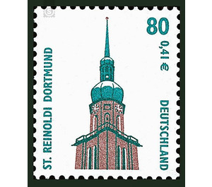 Time stamp series Tourist Attractions  - Germany / Federal Republic of Germany 2001 - 80 Pfennig