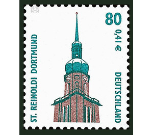 Time stamp series Tourist Attractions  - Germany / Federal Republic of Germany 2001 - 80 Pfennig