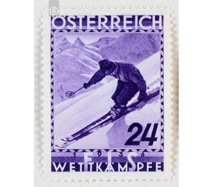 To ski  - Austria / I. Republic of Austria 1936 - 24 Groschen