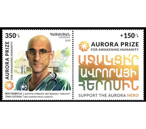 Tom Catena, Winner of 2018 Aurora Humanitarian Award - Armenia 2018