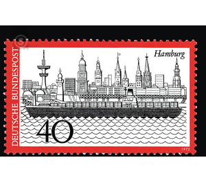 tourism  - Germany / Federal Republic of Germany 1973 - 40 Pfennig