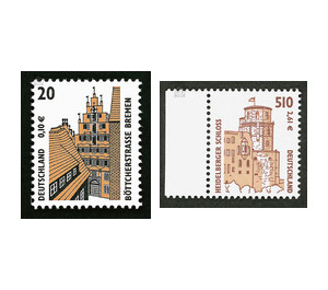 Tourist Attractions  - Germany / Federal Republic of Germany 2001 Set