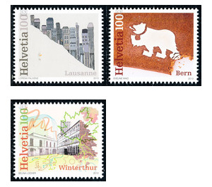 towns  - Switzerland 2013 Set