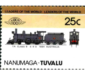 TR Class B 4-4-0 1884 Australia - Polynesia / Tuvalu, Nanumaga 1984