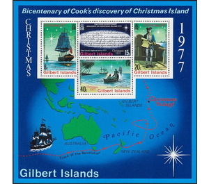 Track of the Resolution - Micronesia / Gilbert Islands 1977