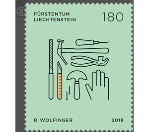 Trades and Crafts – II - Shoemaker  - Liechtenstein 2018 - 180 Rappen