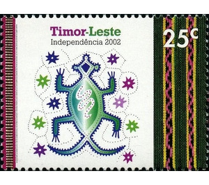 Traditional crocodile - East Timor 2002 - 25