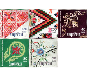 Traditional Embroidery - Albania 2018 Set