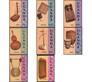 Traditional Musical Instruments - East Africa / Uganda 1992 Set