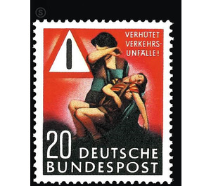 Traffic Accident Prevention  - Germany / Federal Republic of Germany 1953 - 20 Pfennig