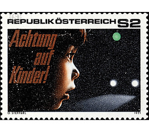 traffic safety  - Austria / II. Republic of Austria 1971 - 2 Shilling